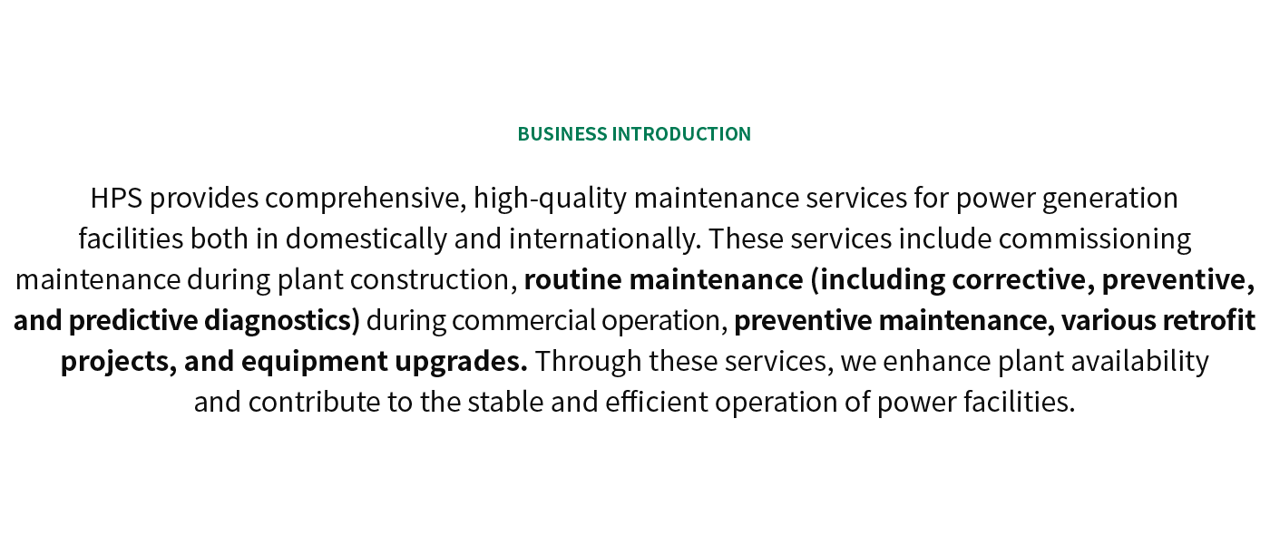 Power Generating Facilities